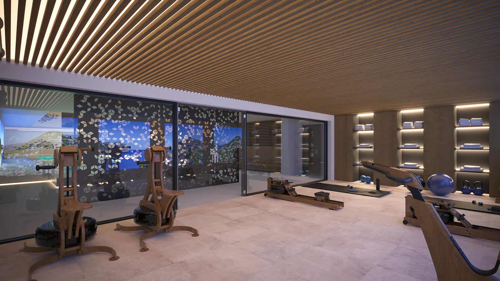BLUE  ELEMENTS GYM